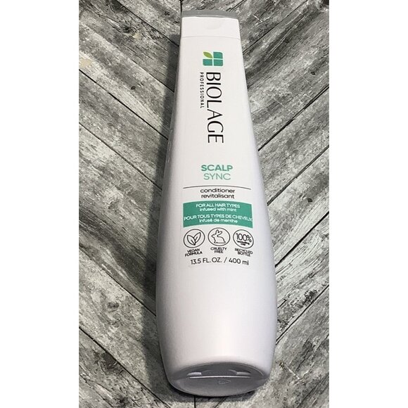 Biolage Scalp Sync Conditioner 13.5 Fl. Oz Soothes Nourishes Healthy Looking - Picture 7 of 9
